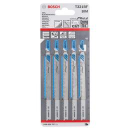 1306659 - Stichsägeblatt T321BF für Metall, 1 Pkg.=5 Stk.