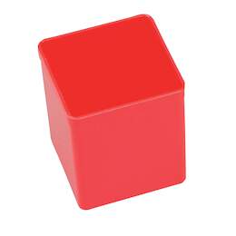 1238865 - Wechselbox Höhe 63mm Typ1 rot Außen 54x54x63mm