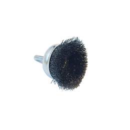 1247581 - Topfbürste gewellt DM 50mm Schaft 6mm Stahldraht 0,30 mm