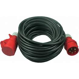 1034013 - Verlängerungskabel 20m 5x2,5mm 16A 400 V m. Kupl.u.Stecker